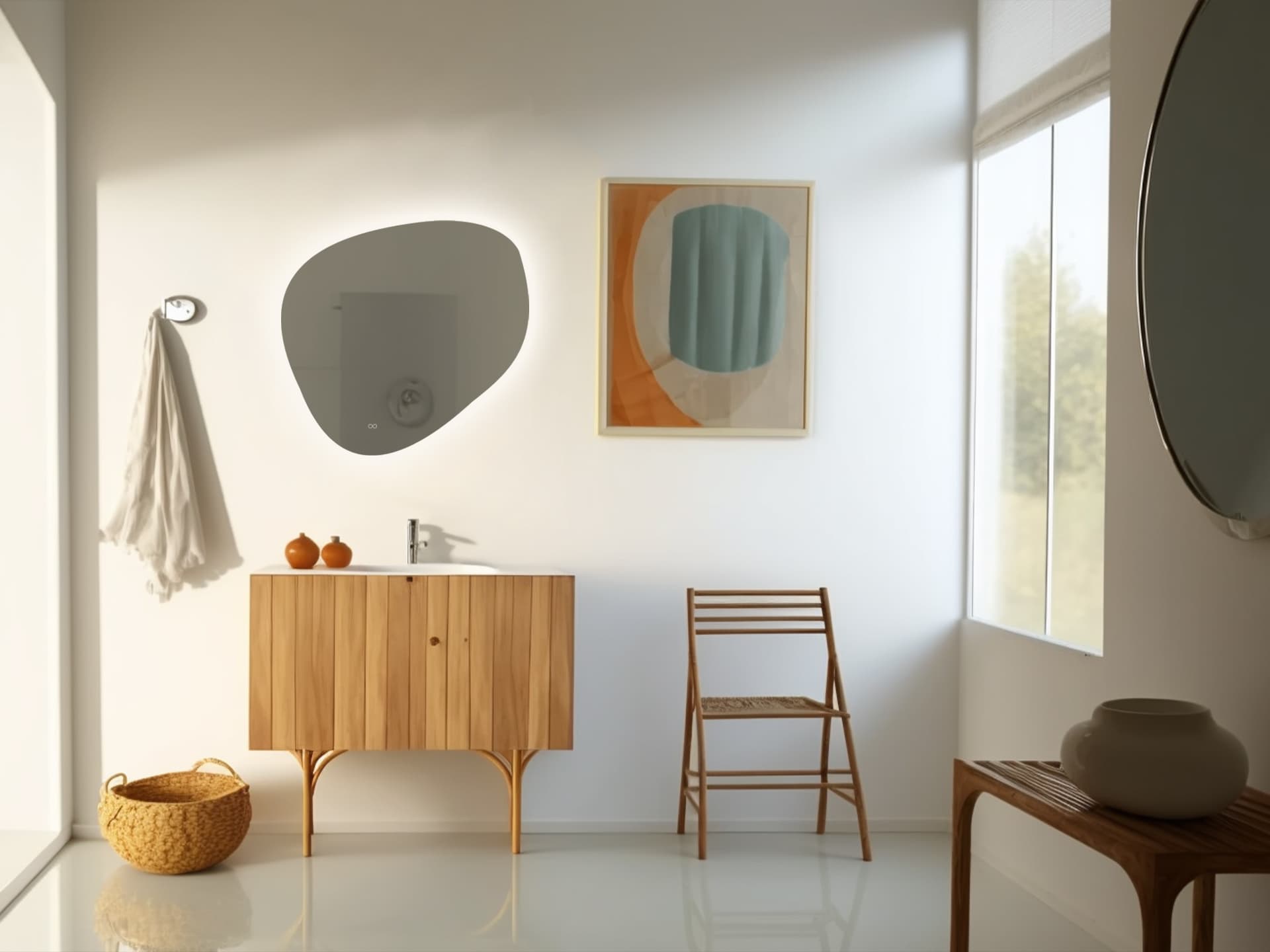 Vorteile eines hinterleuchteten Badspiegels für Wellness- und Wellnessoasen-Badezimmer