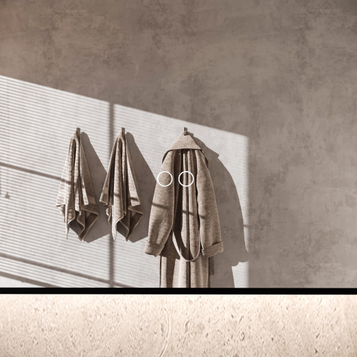 Badspiegel mit ALU-​Rahmen Amsterdam